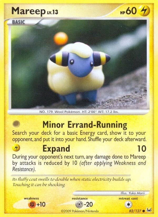 Mareep 82/127 Non-Holo Common Card Pokemon Platinum Set Near Mint NM