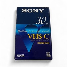 Sony VHS-C Premium Grade SP 30/EP 90 Minute Tape Camcorder Video cassette sealed