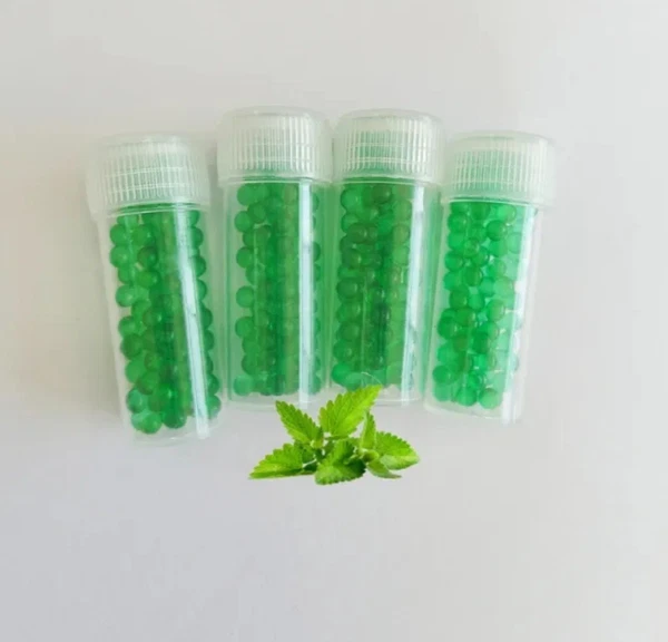 Green Mint Beads Dispenser Refills (4 Packs)