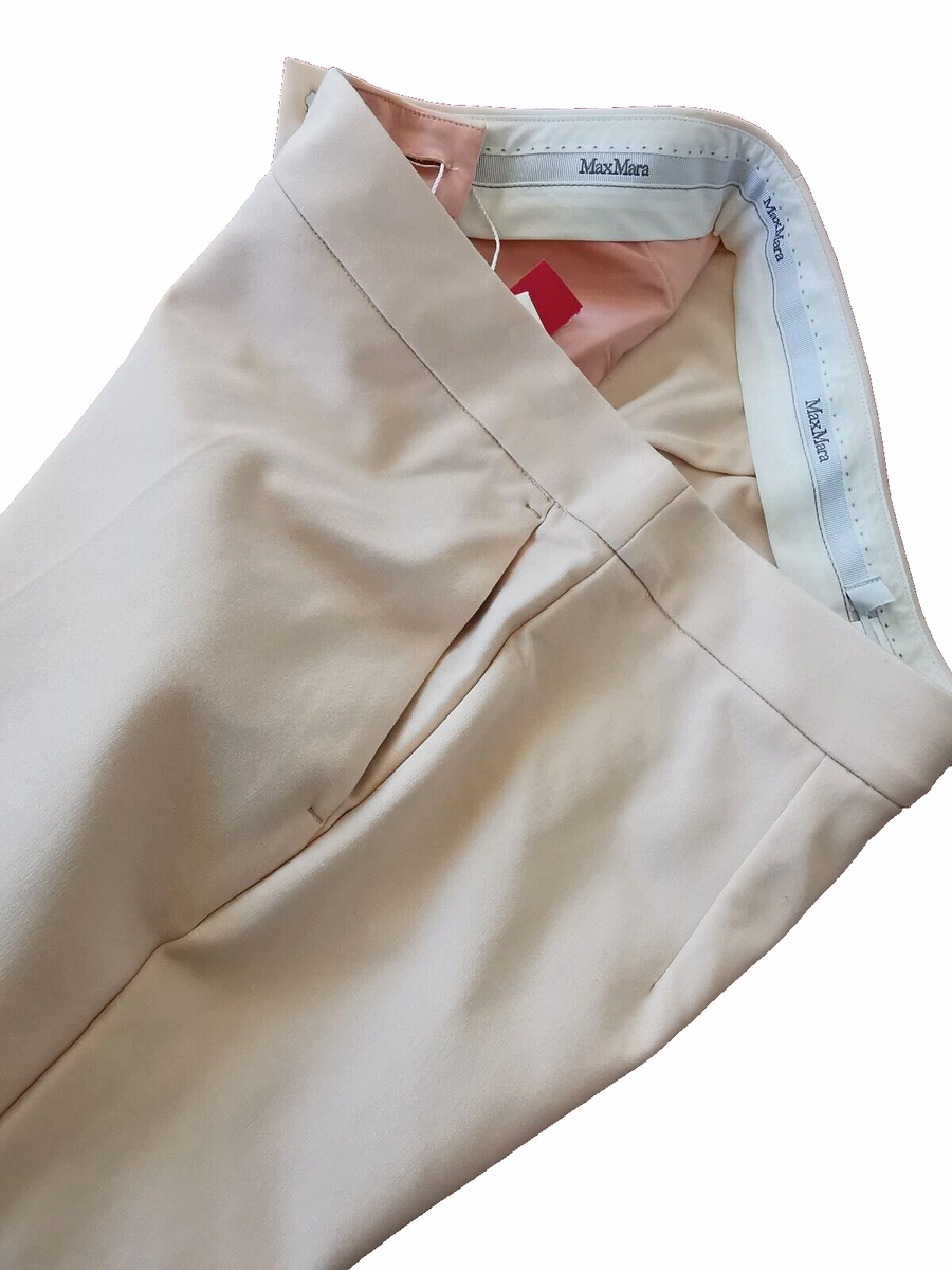 MAX MARA🌟 Viscose Jersey Trousers Usa12_ It46_ De42_ Uk14_