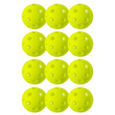 Franklin Sports X 26 Indoor Pickleballs 12 Pack Lime Green Tournament Approved