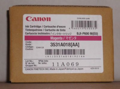 Original Canon BJI-P600M Tinte magenta Business Card PRT P 660 P660C 3531A018