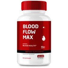 Blood Flow Max Capsules, Blood Support Supplement Pills (60 Capsules)