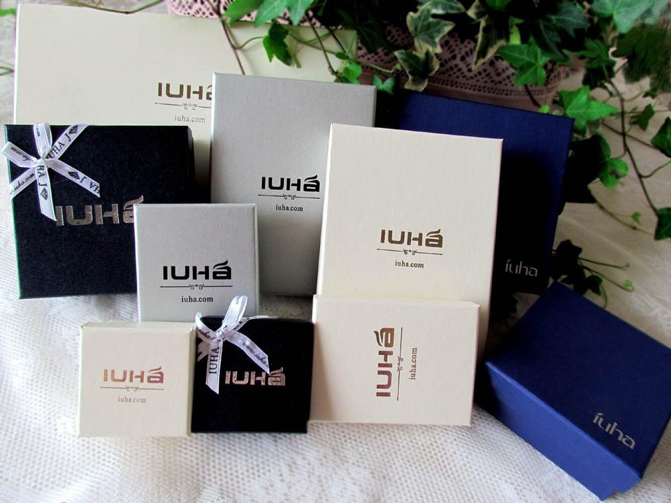 New IUHA SAKURA Cherry Blossom 18K pink goldplated earrings from Japan