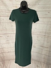 Forever 21 Women's Green Dress Short Sleeve Size S Small