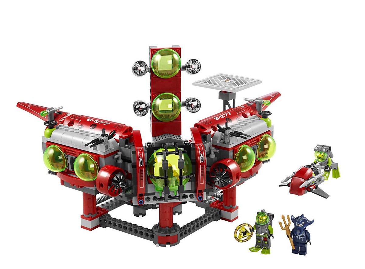Lego Atlantis 8077 EXPLORATION HQ Underwater Aqua man Diving