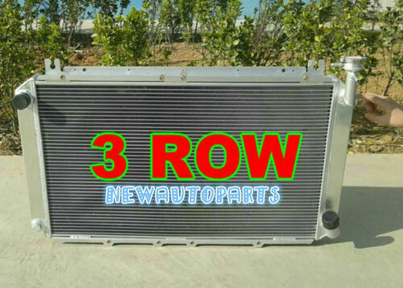 Aluminum Radiator+Fans For Nissan GQ PATROL Y60 4.2L Petrol TB42S TB42E 87-97 MT - Image 2 of 4