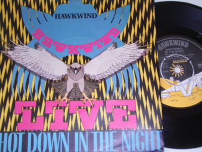 7'' Hawkwind Shot down in the Night & Urban Guerilla - UK Center Live # 7435