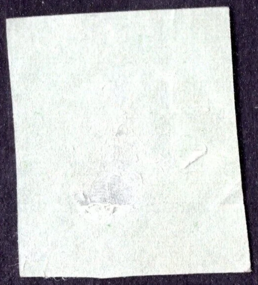 FRANCE COLONIES 1872 NAPOLEON III SCOTT #8 IMPERF, USED CATALOG VALUE $400 - Image 2 of 2