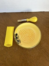 Ceramic Garlic Grater Plate Set, 5 Sets