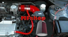HS Tall Red Filter For 2002-2006 Mitsubishi Lancer 2.0L 4cyl OZ LS ES Air Intake