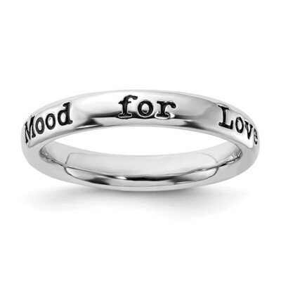 925 Sterling Silver Ring Im In The Mood For Love Lyrics Ebay 