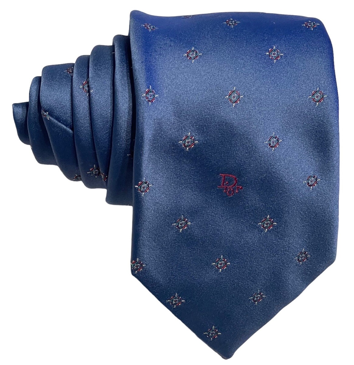 Christian Dior ディオール ネクタイ メンズ ネイビー 紺 楽天市場】【中古】 クリスチャンディオール ネクタイ シルク