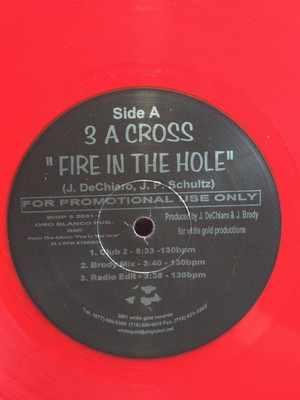 MEGARARE 3 A Cross   Fire In The HoleVinyl (12'') 