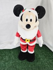 Disney Mickey Mouse 22  Christmas Dressed Porch Door Greeter Decoration Read
