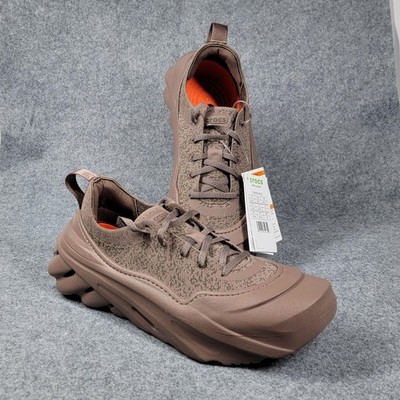 Crocs Echo Surge Truffle Shoes Sz M9/W11 Brown Orange Unisex 210079-0LG NIB