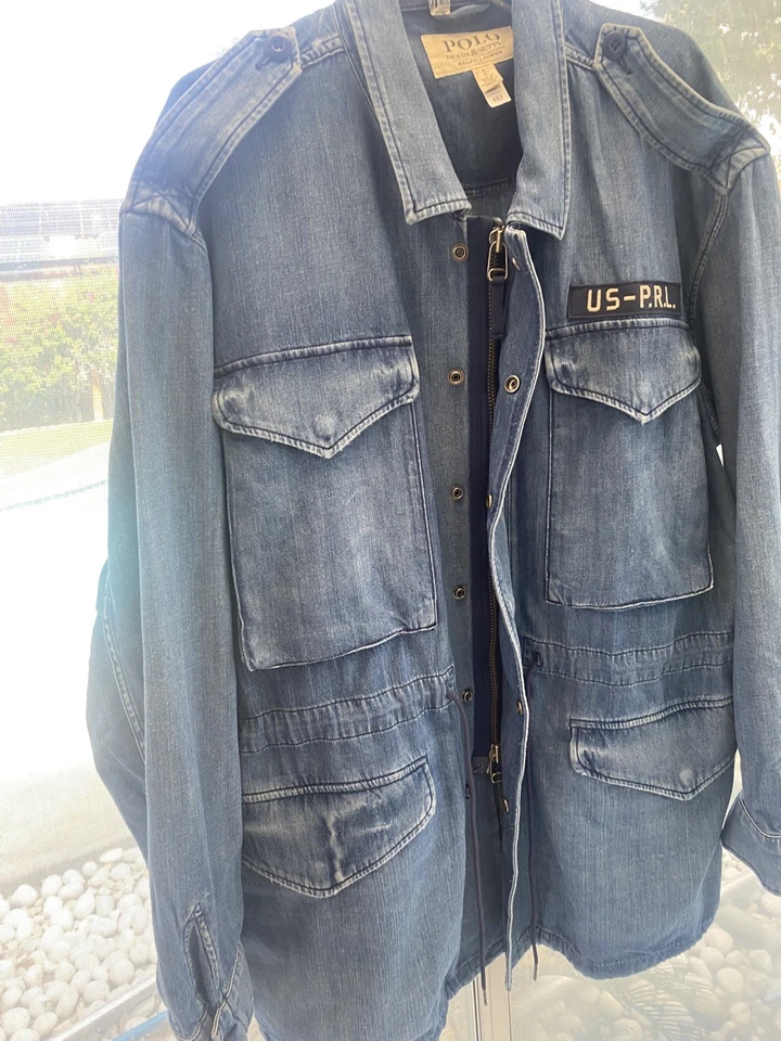 Chaqueta de Campo Polo Ralph Lauren Denim & Supply Denim Gran Tamaño GRANDE Usada Foto 2 de 4