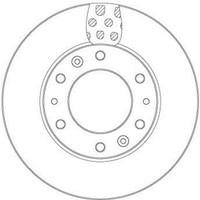 Bremsscheibe Vorderachse FüR Hyundai H350 Bus Kasten Pritsche/Fahrgestell