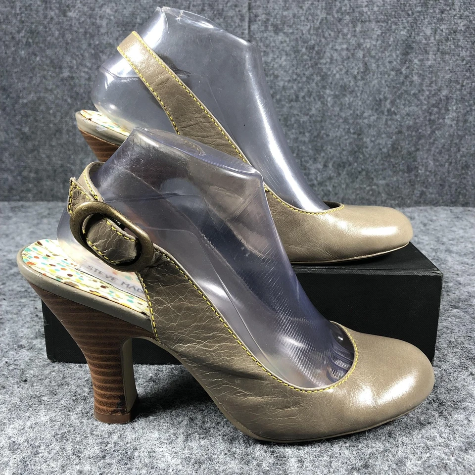 Zapatos de salón Steve Madden para mujer talla 9 M P-carsen de cuero con hebilla Foto 2 de 4