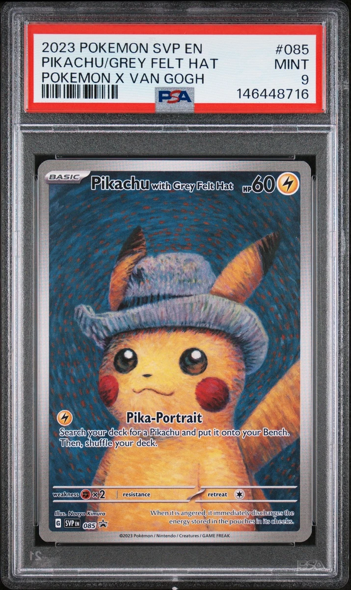 Preços baixos em Pikachu with Grey Felt Hat 085 Sv: Scarlet