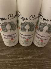 Bundle Of Rizos Curls Hydrating Shampoo, Conditioner & Defining Cream 10 Fl Oz