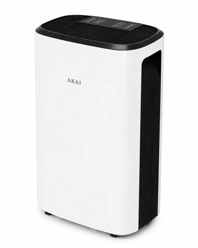 Deumidificatore Aria Portatile AKAI Bianco 20 LITRI Regola Umidità max 20 m²