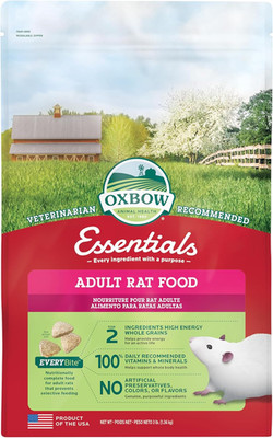 Oxbow Essentials Adult Rat Food - All Natural Adult Rat Food - Veterin