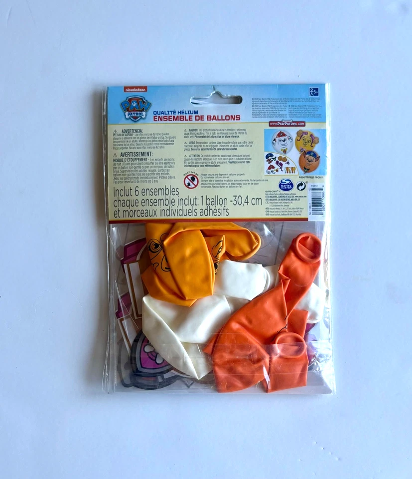 Nuevas decoraciones de fiesta de cumpleaños de Patrulla Canina Foto 3 de 4