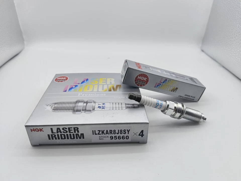 For Volvo S90 (2017-2024) - 4x Premium Spark Plug Set, Part #95660   - Image 4 of 4