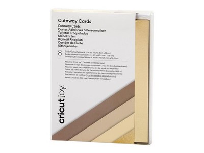 Cricut Joy  Klebekarten, Neutralfarben-Musterset, farbsortiert