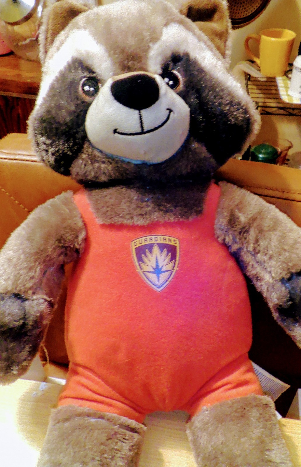 Marvel Rocket Raccoon Plush Toy Build A Bear Guardians Of The Galaxy