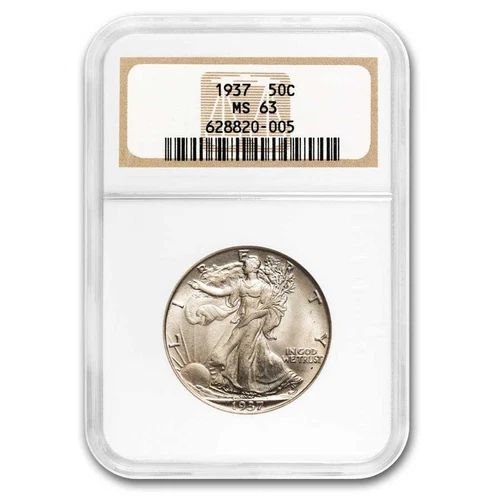 1937 Walking Liberty Half Dollar MS-63 NGC