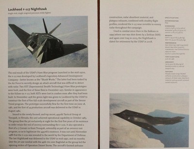 Lockheed F-117 F 117 Nighthawk Picture Aircraft Article Vtg Info Page Sheet  