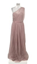 Anaya With Love Women's Dress Size 12 Pink Blush Mesh Tulle One Shoulder Prom