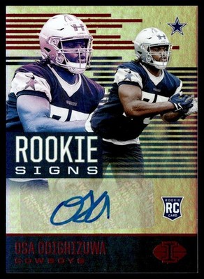2021 Panini Illusions Rookie Signs Orange Auto Osa Odighizuwa #RS-OSO