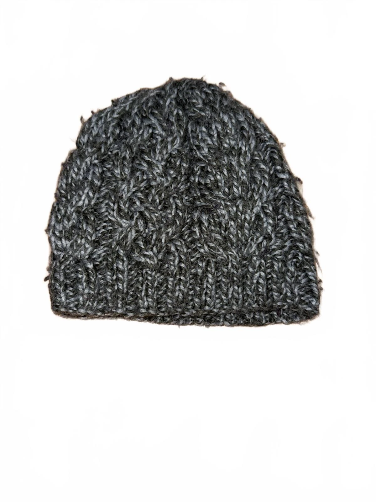 Vintage Aeropostale Gray Cable Knit Beanie Hat