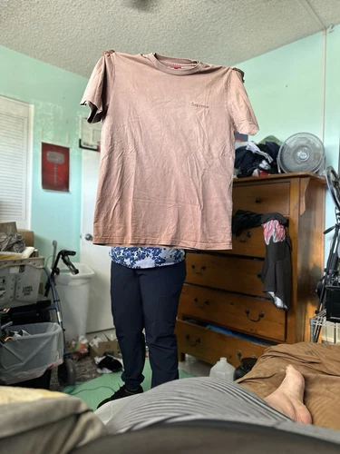 Tee shirt Supreme Brodé Taille L Argile