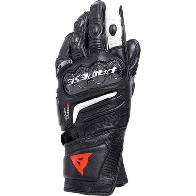 Dainese Carbon 4 Ladies Long Leather Motorcycle Gloves Black