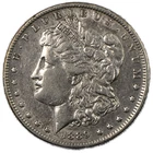 1889-O Morgan Silver Dollar XF/AU+ Cleaned $1 Coin New Orleans Mint