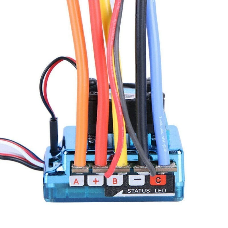 ESC 120A Bürstenloser Sensored Brushless Drehzahlregler für 1/10 1/8 Auto Boot - Bild 4 von 4