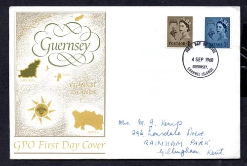Guernsey - 1968 Definitives First Day Cover