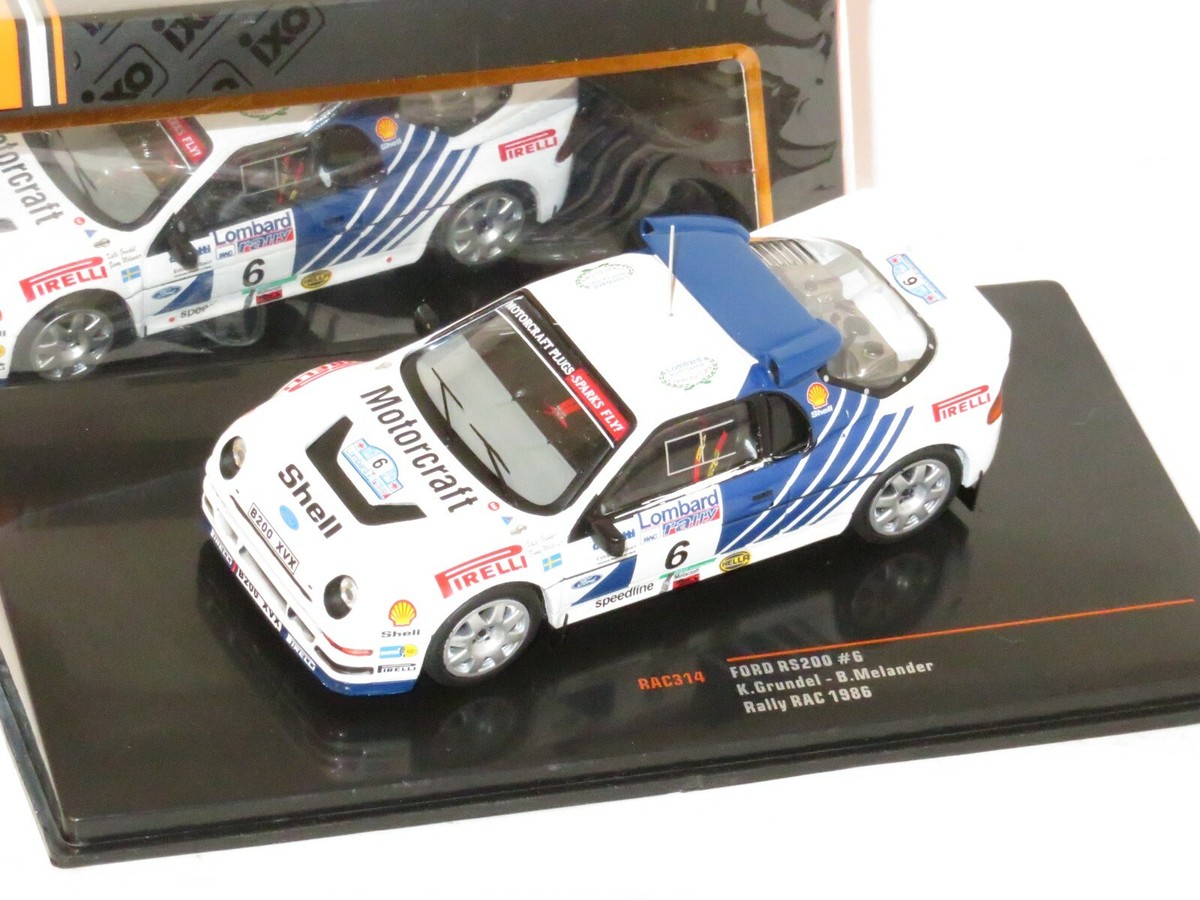 1/43 Ford RS200 Group B Motorcraft Lombard RAC Rally 1986 #6