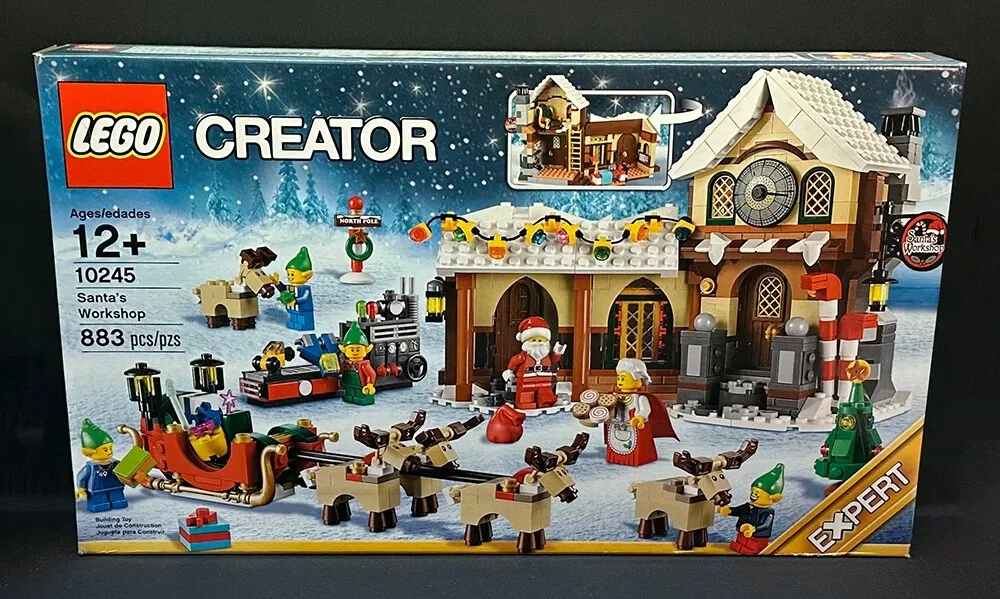 NEW in Box LEGO Creator 10245 Winter Village Santa's Workshop