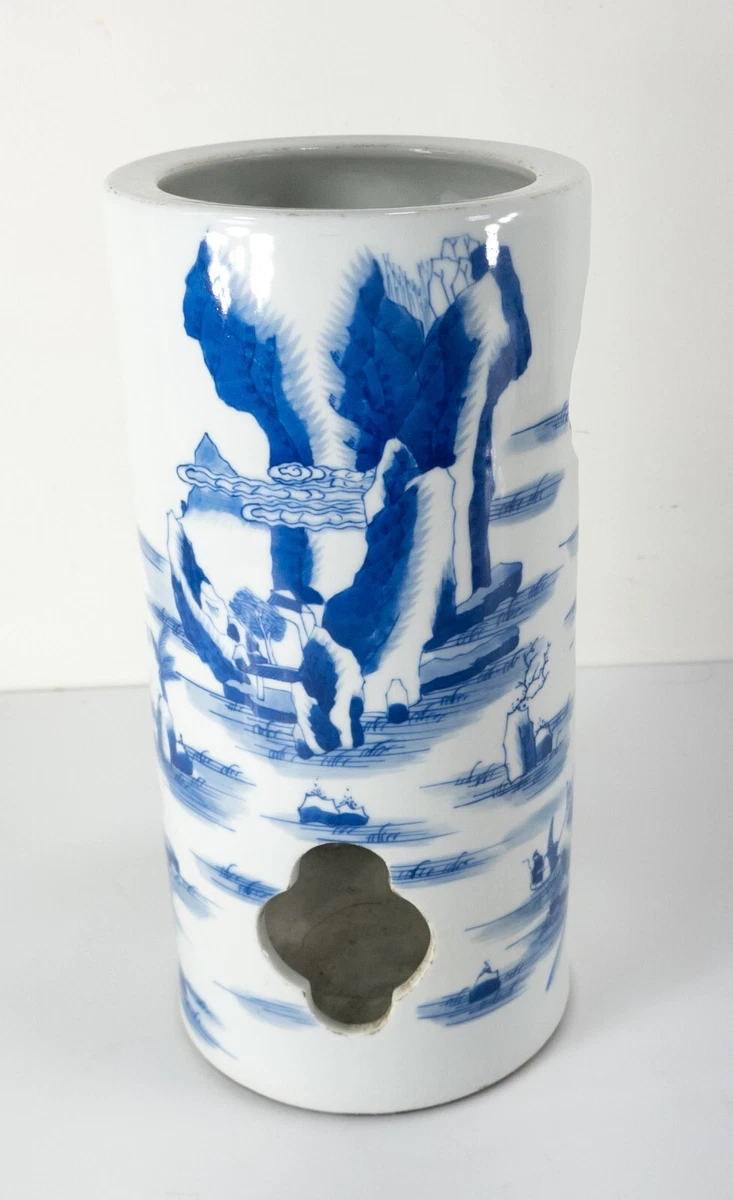 青白磁 花鳥模様 壺 高さ約15cm（清末年） 陶瓷蓝色1900-1940 中国古董花瓶| eBay
