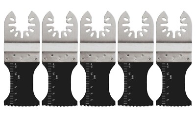 Bi-Metal Oscillating Curved Teeth Saw Blade for Oscillating Tool Multitool 5pcs