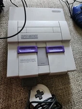 Super Nintendo Console With 1 OEM Controller & Power Supply  ..Not Tested!