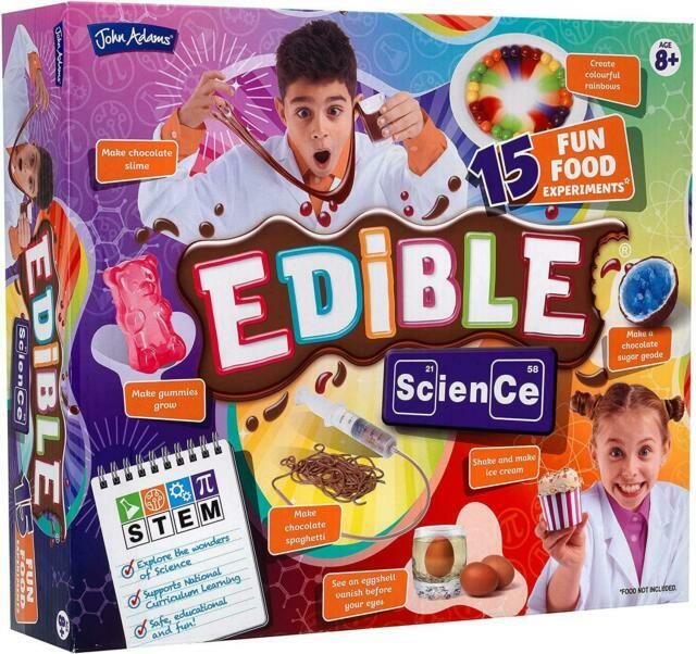 John Adams | Edible Science Kit: 15 Fun Food Experiments | Science and STEM Toys