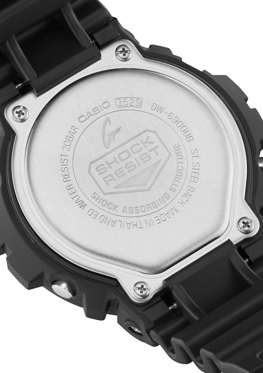 CASIO G-SHOCK DW-6900UB-9JF ILLUMINATOR Digital Watch Black/Orange