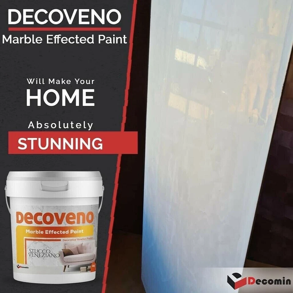 Marble Effected Decorative Paint DECOVENO Venetian Stucco 4 KG - Image 4 of 4