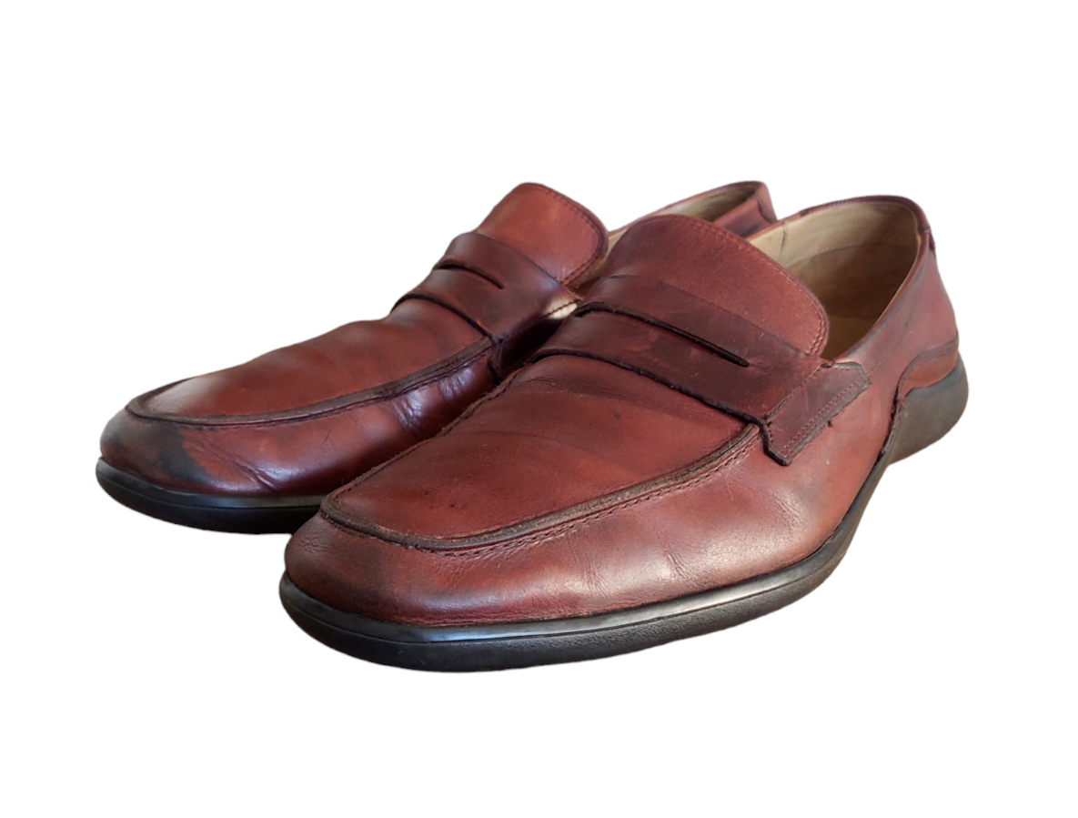 Cole Haan Brown Leather Penny Loafer, very soft. Insole runway item used 3 times Cole Haan City Penny Loafers | eBay main image 3